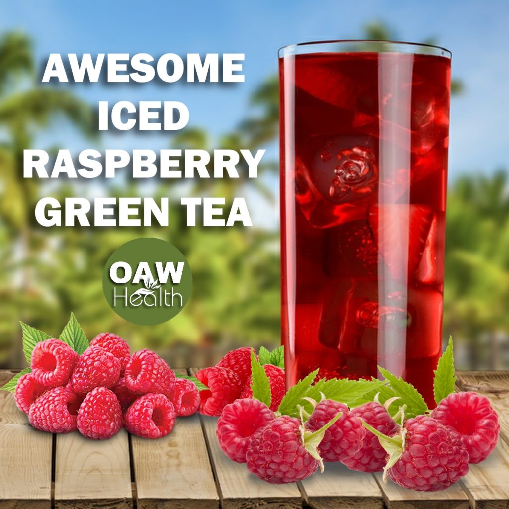 Awesome Iced Raspberry Green Tea